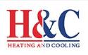 H & C Heating & Cooling company logo